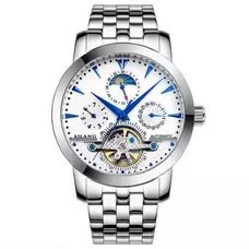 AILANG Original men's leather wrist watch original top luxury stainless steel automatic sports fashion mechanical watches men's