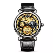 AILANG original design Adult male wrist watch men, mechanical gear S3 boundary, gear movement automatic mechanical watch 2018