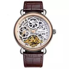 AILANG new sport watch Original gold watch men's watch top brand luxury Montre Homme clock men automatically hollow out watch