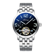 AILANG original Swiss watch top luxury men's automatic mechanical watch hollow gear sport waterproof watch leather business