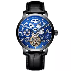 AILANG Original Top Luxury Men's Automatic Mechanical Watch Hollow Gear Sport 50M Waterproof Watch Leather Business Swiss watch