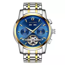 2018 AILANG top luxury brand men's wrist watch, diver watch, Swiss automatic motor gear sport waterproof watch, automatic clock