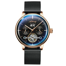 AILANG brand design diesel watch men diver automatic mechanical Swiss gear pilot sport Skeleton steampunk waterproof watch 2019