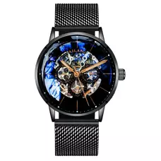 2018 new reloj AILANG luxury men's mechanical automatic watch Swiss gear wrist watch fashionable leisure diesel watch leather