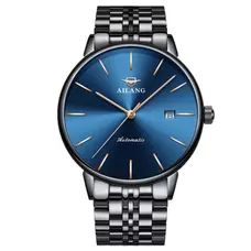 AILANG Top Fashion Men Watch Men Automatic Mechanical Man Wrist Wristwatch Stainless Steel Male Clock Relogio Masculino 2019