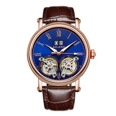 AILANG top brand Expensive Double Tourbillion Switzerland Watches AILANG Original Top Luxury Men's Automatic Man Mechanical watch