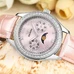 AILANG Diamond Ladies Moonphase Pink Analog Dial Watches Womens Leather Band Day Date Watch AILANG Diamond Ladies Moonphase Pink Analog Dial Watches Womens Leather Band Day Date Watch