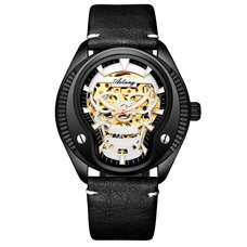 AILANG Top brand diesel watch gear auto men's wrist watch military diver reloj leather belt automatic winding clock bracelet men