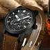 AILANG AI6811L Men's Steampunk Black Skeleton Self-Winding Auto Mechanical Wrist Watch AILANG AI6811L Men's Steampunk Black Skeleton Self-Winding Auto Mechanical Wrist Watch