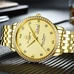 Top brand Carnival New Luxury Business Gold Mens Watches Automatic Watch Men Week Date Sapphire Waterproof mechanical watches