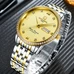 Top brand Carnival New Luxury Business Gold Mens Watches Automatic Watch Men Week Date Sapphire Waterproof mechanical watches