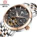 Skeleton Watch CARNIVAL Luxury Men's Watches Top brand Tourbillon Moon chase Automatic Watch Men Calendar Mechanical watches