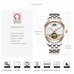 Skeleton Watch CARNIVAL Luxury Men's Watches Top brand Tourbillon Moon chase Automatic Watch Men Calendar Mechanical watches