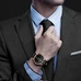 Simple Watch men CARNIVAL Fashion ultrathin Quartz Watch with Japan quartz movement,Leather,Small second dial Relogio masculino