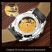 Multifunction Automatic Watch Men Luxury brand CARNIVAL Mechanical Watches Calendar Week 24hour Luminous Waterproof Montre homme