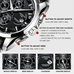 Multifunction Automatic Watch Men Luxury brand CARNIVAL Mechanical Watches Calendar Week 24hour Luminous Waterproof Montre homme