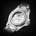 Blue Water Ghost Watch CARNIVAL Luxury brand Men Automatic Watches Calendar Stainless Steel Luminous Mechanical Watch Waterproof