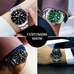 Blue Water Ghost Watch CARNIVAL Luxury brand Men Automatic Watches Calendar Stainless Steel Luminous Mechanical Watch Waterproof
