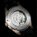 Skeleton watch CARNIVAL brand new HD Luminous Watch men Fashion Automatic Watch With Leather band Calendar Mechanical watches