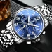 Skeleton Watch Men Automatic Luxury Brand CARNIVAL Multi function Mechanical Watch Waterproof Moon phase Calendar Week Luminous