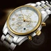 Skeleton watch CARNIVAL High end business Automatic watch with Week,Calendar,Sapphire glass,100m Waterproof Mechanical Watches