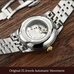 Best Gifts for women Top Brand CARNIVAL Fashion Automatic Watch Women with Calendar Luminous hands Sapphire Mirror Waterproof 