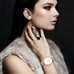 Luxury Couple Watch Top brand CARNIVAL Ultra thin Unisex Quartz Watch Sapphire Milanese band Waterproof Couple watches for lover