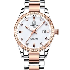 Montre femme 2018 CARNIVAL Automatic Watch Women Calendar Fashion Women Watches Luminous Waterproof Sapphire Relogio feminino Montre femme 2018 CARNIVAL Automatic Watch Women Calendar Fashion Women Watches Luminous Waterproof Sapphire Relogio feminino