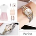 Regalos para mujer CARNIVAL Luxury Gold Women watches High-end Automatic Watch Women Calendar Waterproof Sapphire Full Steel