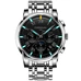 Luxury Tritium Self Luminous Mechanical Watches Top brand CARNIVAL Moon Phase Automatic Watch Men Calendar Week Skeleton watch
