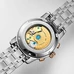 Luxury Tritium Self Luminous Mechanical Watches Top brand CARNIVAL Moon Phase Automatic Watch Men Calendar Week Skeleton watch
