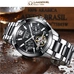 Multi function Mechanical Skeleton Watch Luxury Brand CARNIVAL Tourbillon Automatic Watch men Calendar HD Luminous Ceramic Band