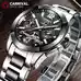 Multi function Mechanical Skeleton Watch Luxury Brand CARNIVAL Tourbillon Automatic Watch men Calendar HD Luminous Ceramic Band