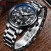 Relogio masculino Top Brand CARNIVAL Fashion Sport watch with Chronograph,Calendar,Sapphire,Waterproof,Luminous Quartz Watch Men