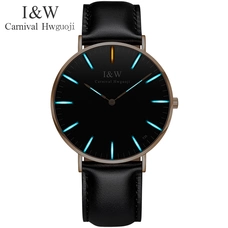 Relogio masculino CARNIVAL 2018 Ultrathin Men Watch Tritium luminous Analog Quartz Watch with Swiss movement,Sapphire,Waterproof
