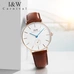 Carnival New Simple Unisex Watch Top brand Quartz Watches Couple Watches Ultrathin Small Second Pin Waterproof Sapphire Fashion