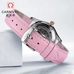 Relogio femenino CARNIVAL High End Automatic Watch Women Calendar Waterproof Sapphire Glass Leather Strap Luminous Women Watches