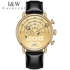 Relogio masculino Top brand CARNIVAL Fashion Sport Watch High end Chronograph Quartz Watch men with 24hours Sapphire Waterproof Relogio masculino Top brand CARNIVAL Fashion Sport Watch High end Chronograph Quartz Watch men with 24hours Sapphire Waterproof
