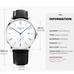2018 Ultra thin Automatic Watch Men Luxury Brand CARNIVAL Mechanical Watch Waterproof Calendar Sapphire Leather Band Watches Men