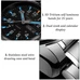 CARNIVAL 25 years Tritium Self Luminous Quartz Men's Watches Top brand full black Watch men with Swiss movement Week Calendar