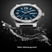 I&W  Carnival  SEIKO NH36A Automatic Watch for Men Switzerland  Men Mechanical Wristwatches Sapphire 5 bar Waterproof Luminous 