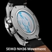 I&W  Carnival  SEIKO NH36A Automatic Watch for Men Switzerland  Men Mechanical Wristwatches Sapphire 5 bar Waterproof Luminous 