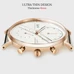 Relogio masculino CARNIVAL Ultra thin Quartz Watch Men Thickness 8 mm Leather Strap 24 hours Sapphire Mirror Luminous Men Watch