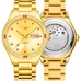 Luxury Business Automatic Watch Men CARNIVAL High end Mechanical Watch MIYOTA Calendar Week Sapphire Luminous Montre homme 2019