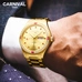 Luxury Business Automatic Watch Men CARNIVAL High end Mechanical Watch MIYOTA Calendar Week Sapphire Luminous Montre homme 2019