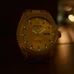 MIYOTA Movement Automatic Watch Self Wind CARNIVAL Luxury Full Gold Mechanical Watch Men Calendar Sapphire Luminous Montre homme
