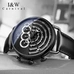 CARNIVAL New Men's Chronograph Analog Quartz Watch Sport Watch men 24hours display Sapphire Waterproof Fashion relogio masculino