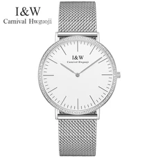 Luxury Men watch Top brand CARNIVAL 2019 Ultra thin Quartz Watch men Sapphire Mirror Milanese Strap Waterproof Relogio masculino