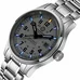 Mens Fashion Tritium Luminous Waterproof Steel Watchband Quartz Watch Wristwatch - silver case blue luminous Mens Fashion Tritium Luminous Waterproof Steel Watchband Quartz Watch Wristwatch - silver case blue luminous