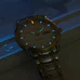 Mens Luminous Tritium Automatic Mechanical Watch Blue Light Stainless Steel Date Analog Watches